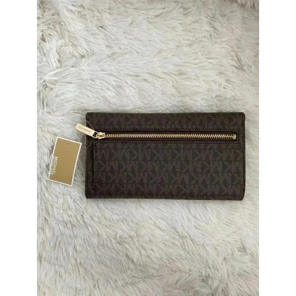 Michael Kors JST Large Trifold Wallet -Brown - Picture 2 of 3